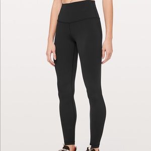Black Lulu lemon align pants. 28"